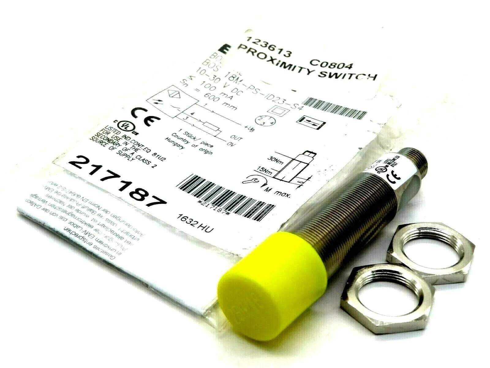 NEW BALLUFF BOS 18M-PS-ID23-S4 PROXIMITY SWITCH BOS18MPSID23S4