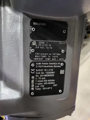 NEW HP VALVES/KEY VALVE TECHNOLOGIES SAEXC 16.1-F16