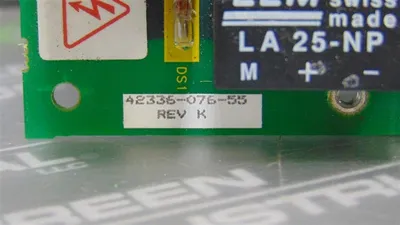 Allen Bradley 42336-076-55 1336 Drive Main Control Board Rev. K Used