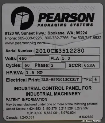 USED PEARSON CE35-T