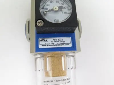 New | in-Stock Nitra Pneumatics AFR-2233 Regulators California US | ANACAPA EQUIPMENT BROKERS, INC #1480483