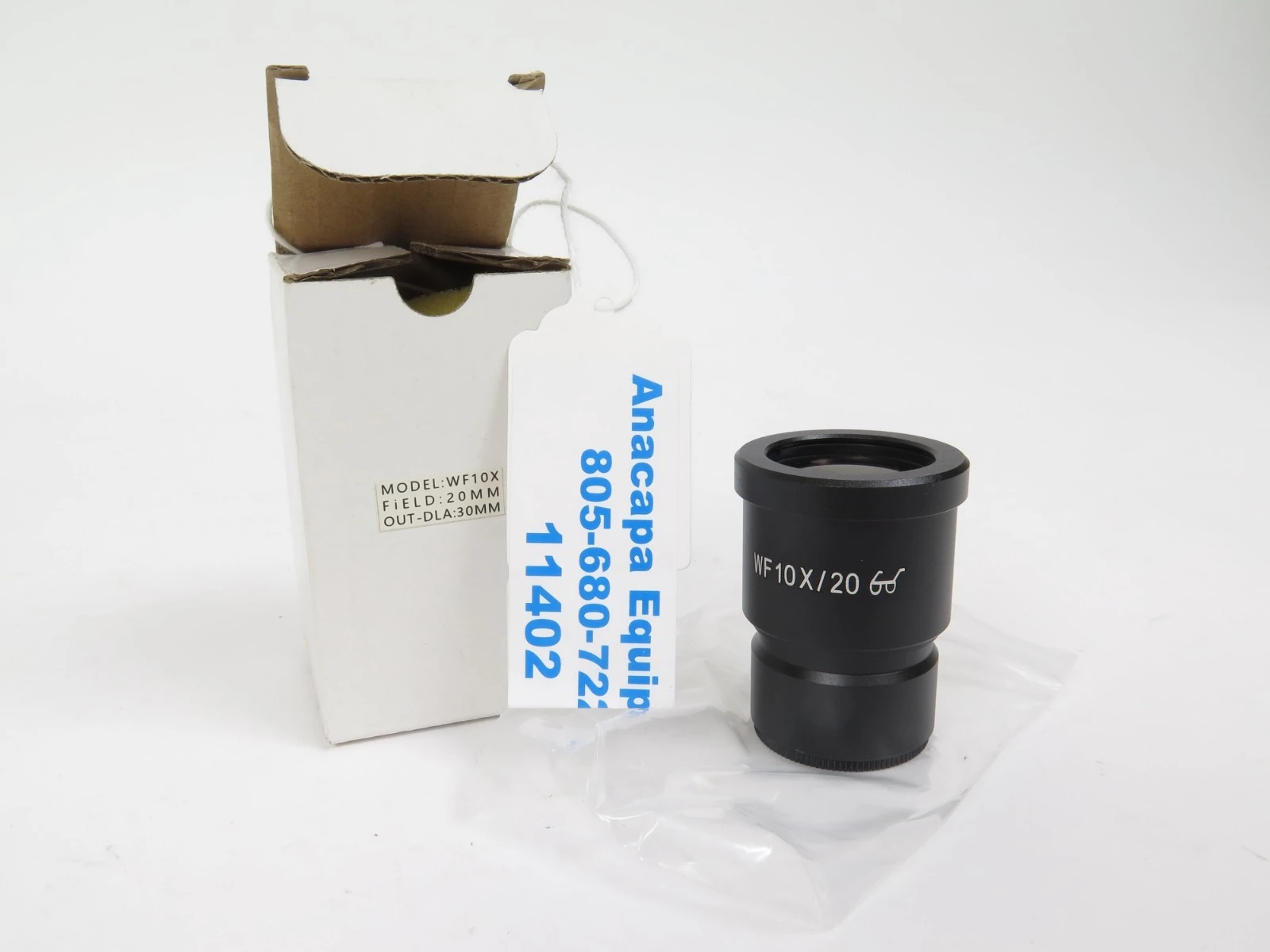 WF10X/20 Microscope Eyepiece Lens 30mm Widefield 20mm Field New