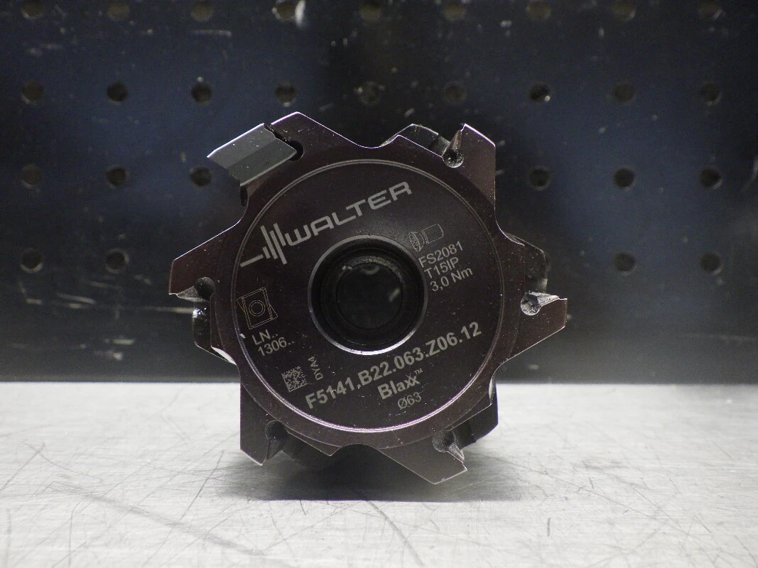 Walter Indexable 63mm Milling Cutter 22mm Shank F5141.B22.063.Z06.12 (LOC3028A)