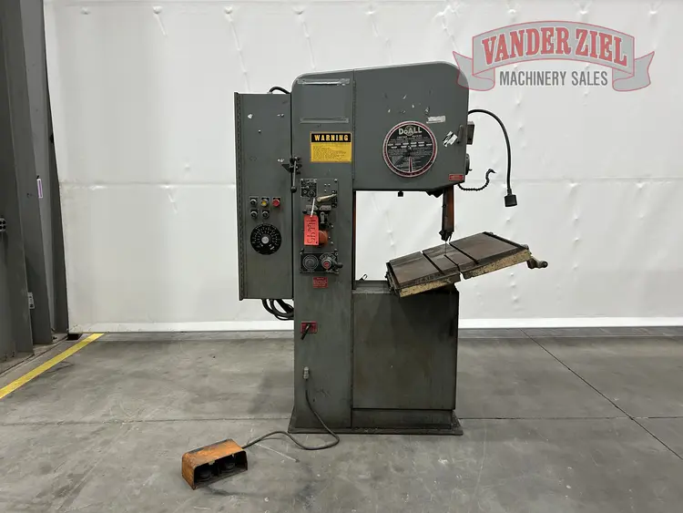 Used DOALL 2012-2H Vertical Band Saws Michigan US | Vander Ziel Machinery Sales #480513