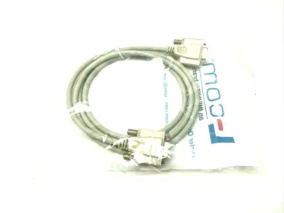 NEW L-COM DELUXE MOLDED D-SUB CABLE, DB9 MALE / FEMALE, 5.0 FT