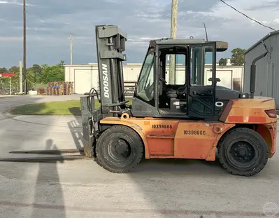 Used 2015 DOOSAN D90S-7 Internal Combustion Forklifts: Pneumatic Tire Texas US | Forklift Exchange #1274719