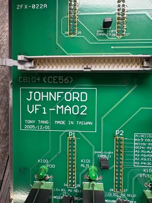 Used JOHNFORD VF1-MA02 Misc Electrical & Power Parts South Carolina US | ESS Industrial Equipment Sales #1388428