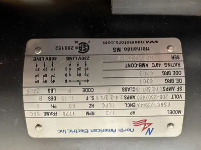 USED NORTH AMERICAN ELECTRIC, INC. F56C1/2M4A