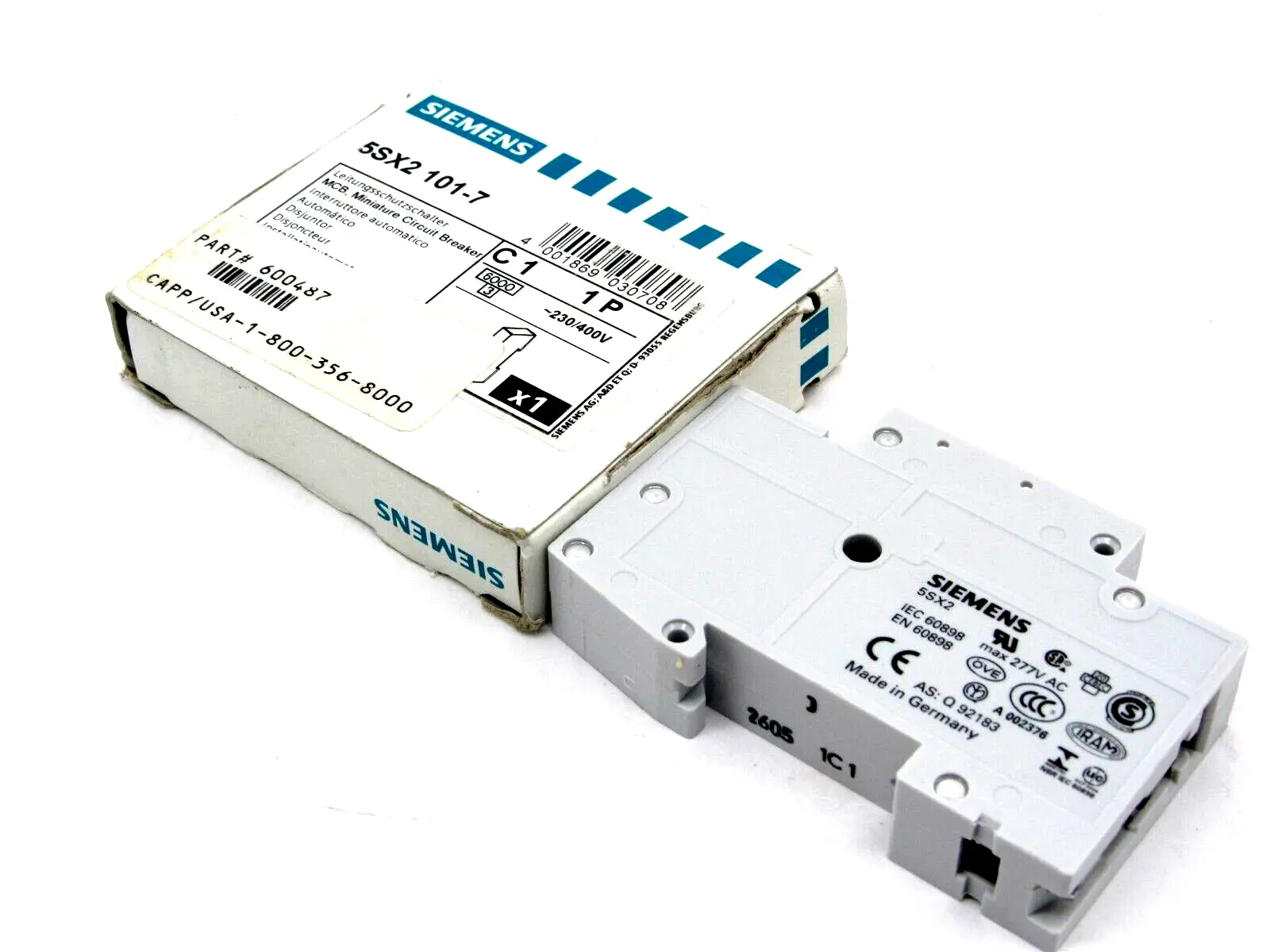 NEW SIEMENS 5SX2 101-7 BREAKER 5SX21017