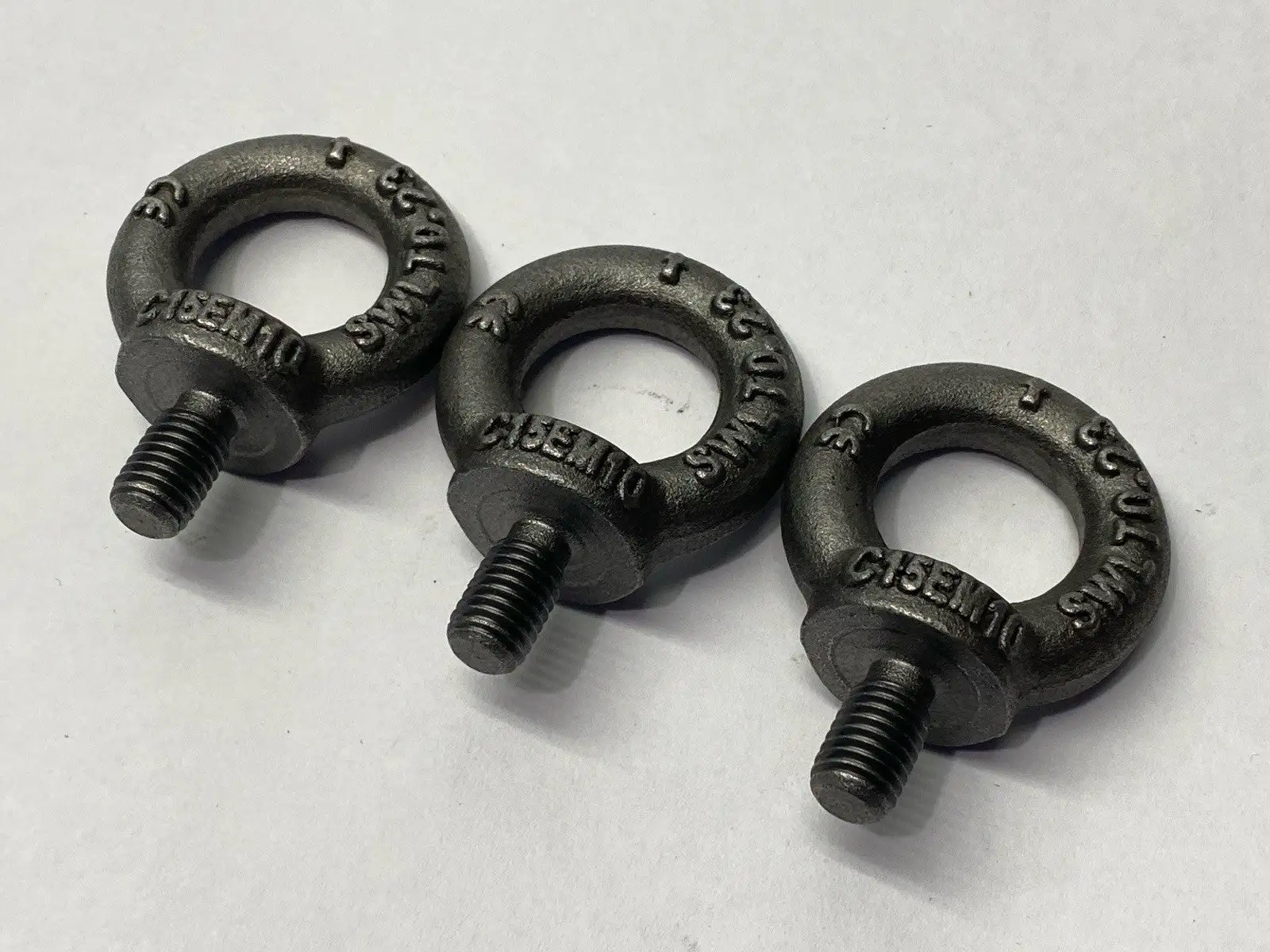Tiedown Lifting Eyebolt SWLT 0.23 C15E M10 1" LOT OF 3 - New Other