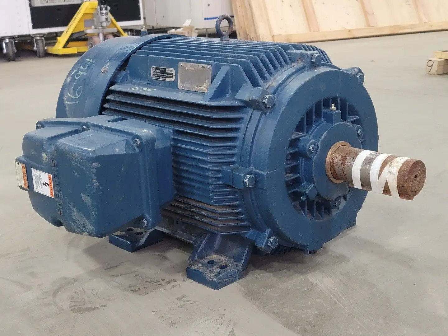 60 hp, 460 volts, 1185 rpm, 404T Electric Motor Type RGZZESD