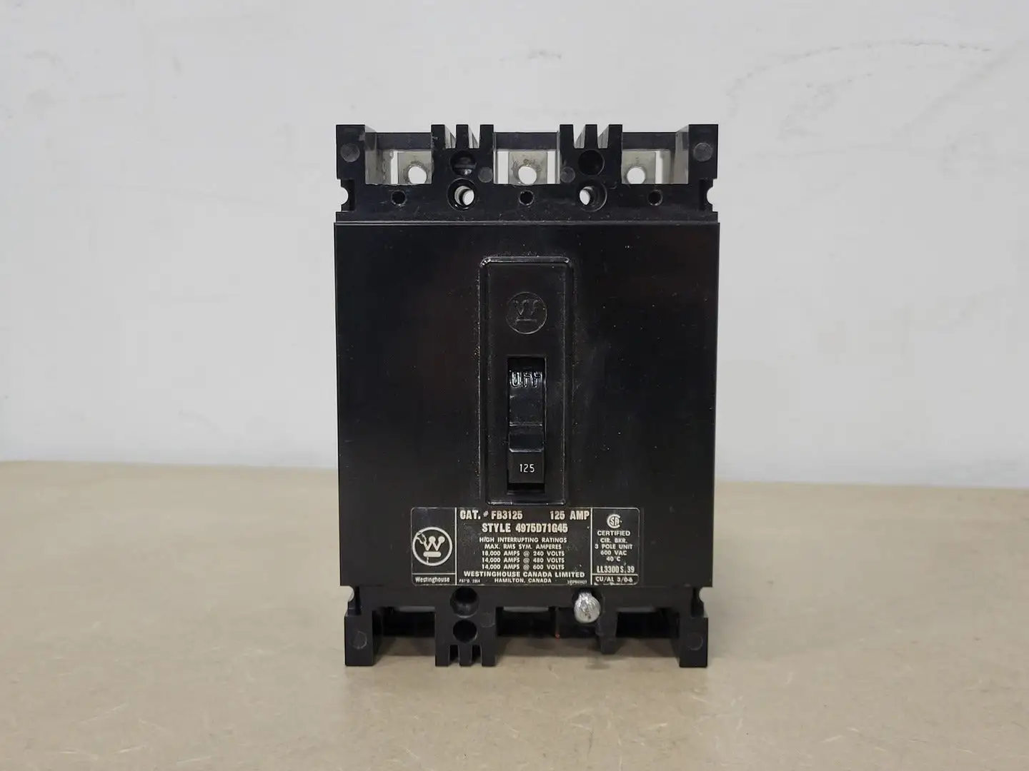 Used WESTINGHOUSE FB3125 Switchgears British Columbia CA | Lenmark #239740