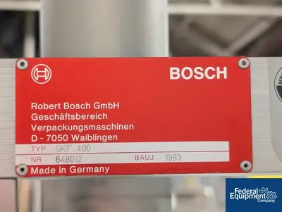 USED Bosch Bosch Encapsulator, Model GK-400