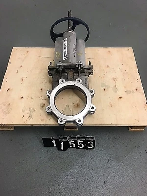 Fabri-Valve 8"-150 Knife Gate Valve Hand Wheel Operated