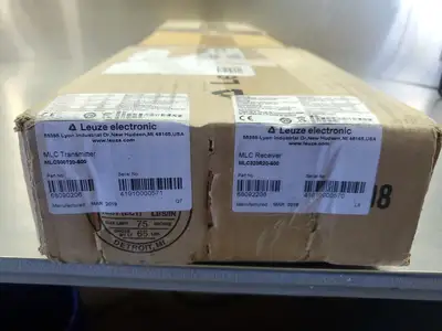 USED LEUZE MLC320R20-600/MLC320T20-600 Receiver/Transmitter Set