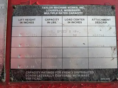 USED 1900 TAYLOR BOAT LIFT