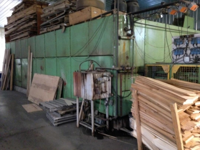 Fezer Wood Veneer Screen Dryer, Infeed and Outfeed
