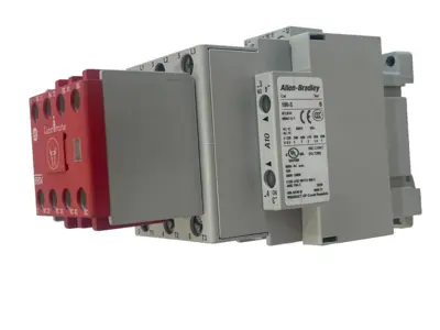ALLEN BRADLEY 100S-C43EJ14BC SAFETY CONTACTOR SER. B 100SC43EJ14BC NEW, SURPLUS