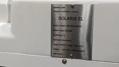 SOLARIS EL780B COSMETIC LASERS | Platinum Group (16)