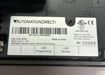 USED AUTOMATIONDIRECT EA7-S6C-R