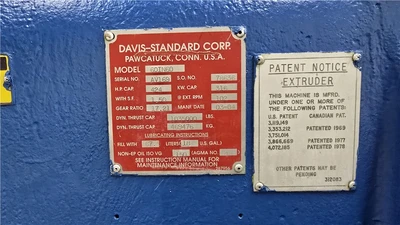 USED DAVIS STANDARD 60IN60