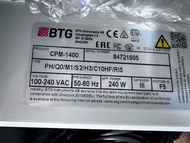 Used BTG CPM-1400 Processing (misc) Minnesota US | Peak Machinery, Inc. #285061