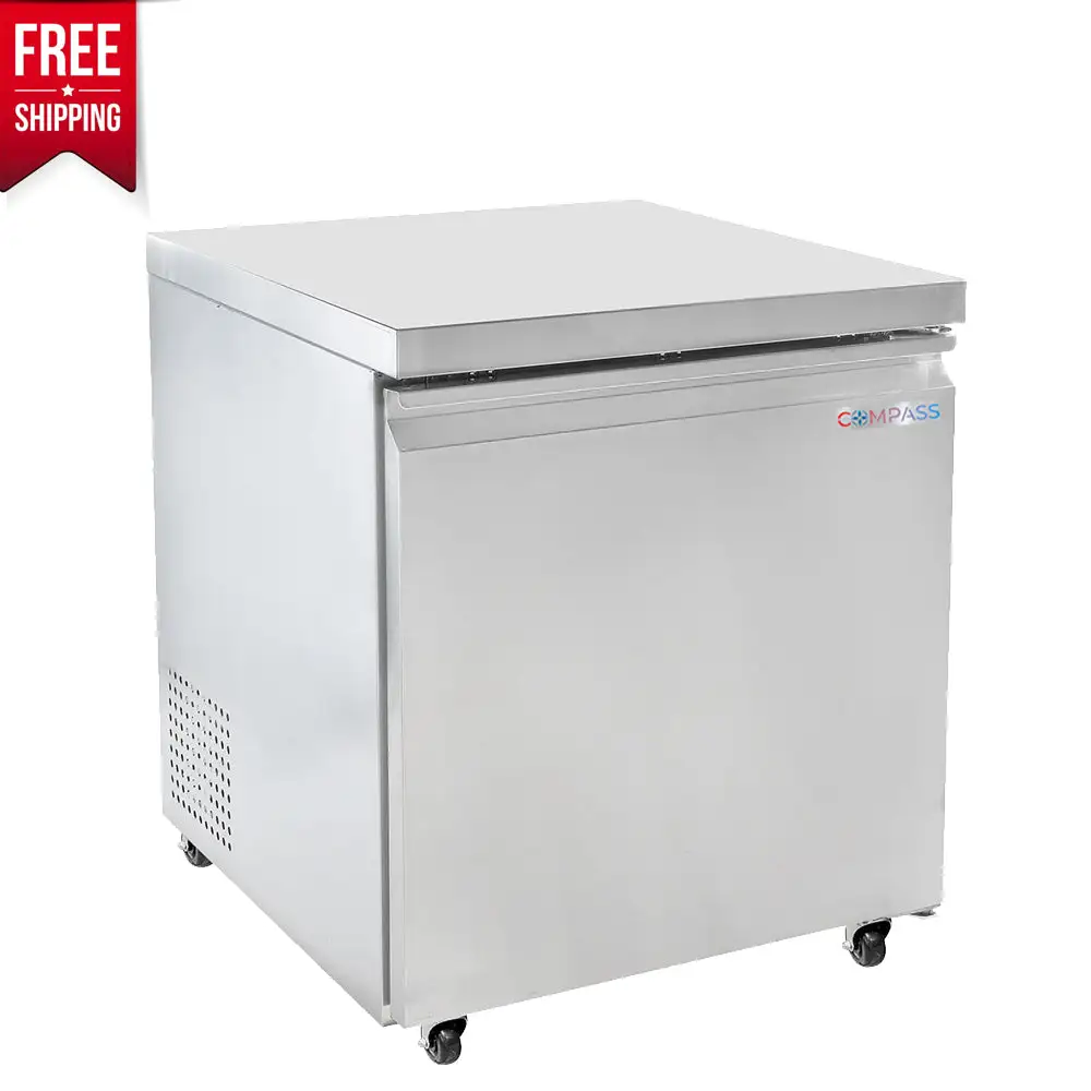 Compass PUC27R - 27" W Undercounter Refrigerator W/ (1) Section & (1) Door, 115v