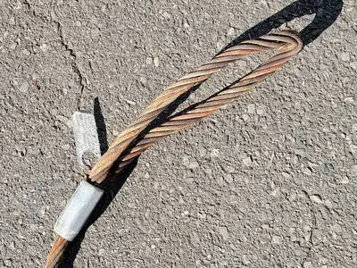 1/4" x 6 ft Lifting Wire Rope Sling Type Sling