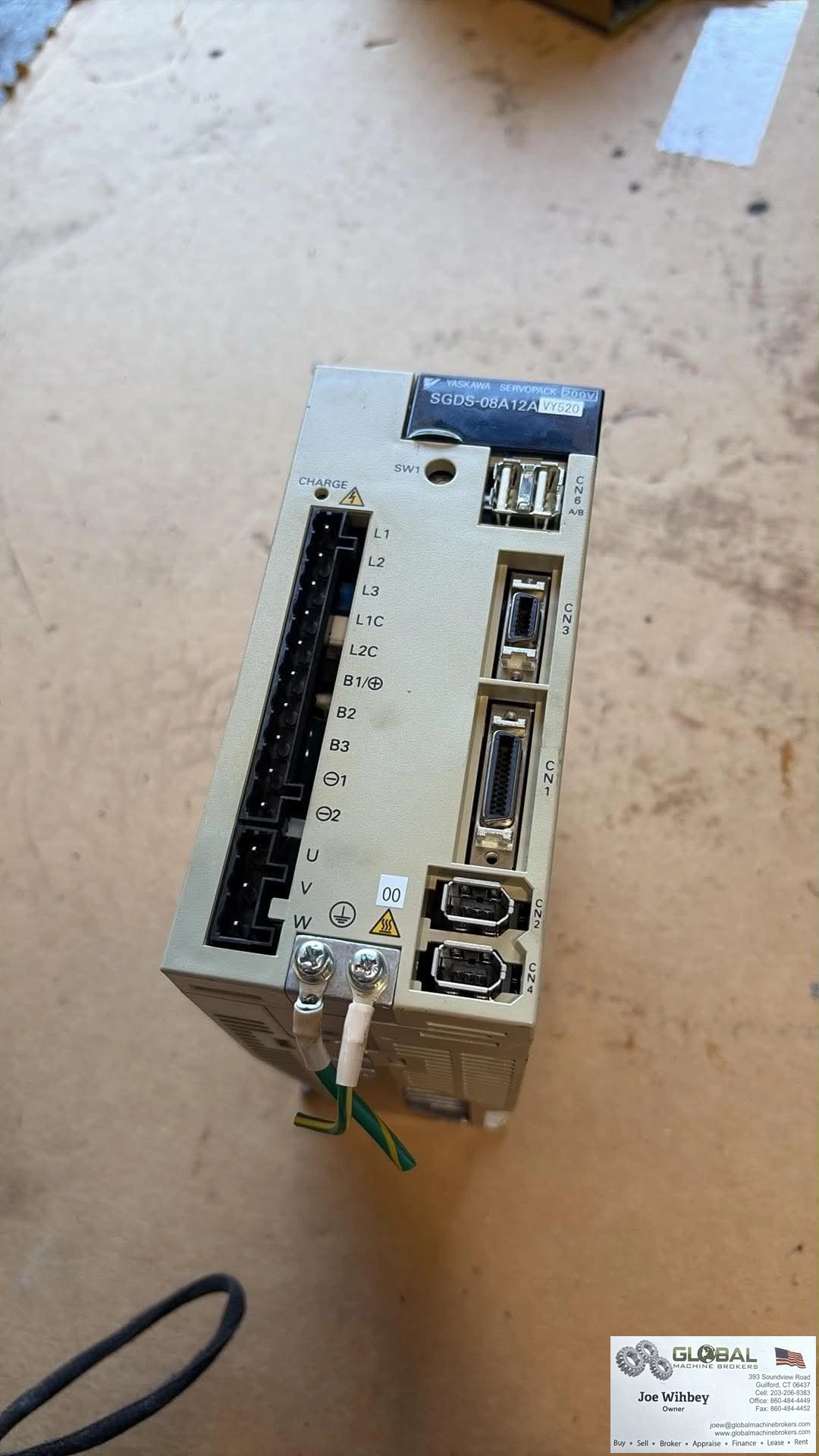 Yaskawa SGDS-08A12A AC Servo Amplifier 750w