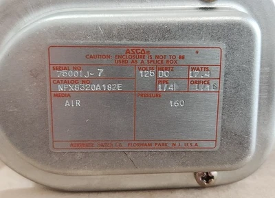 NEW ASCO NPX8320A182E