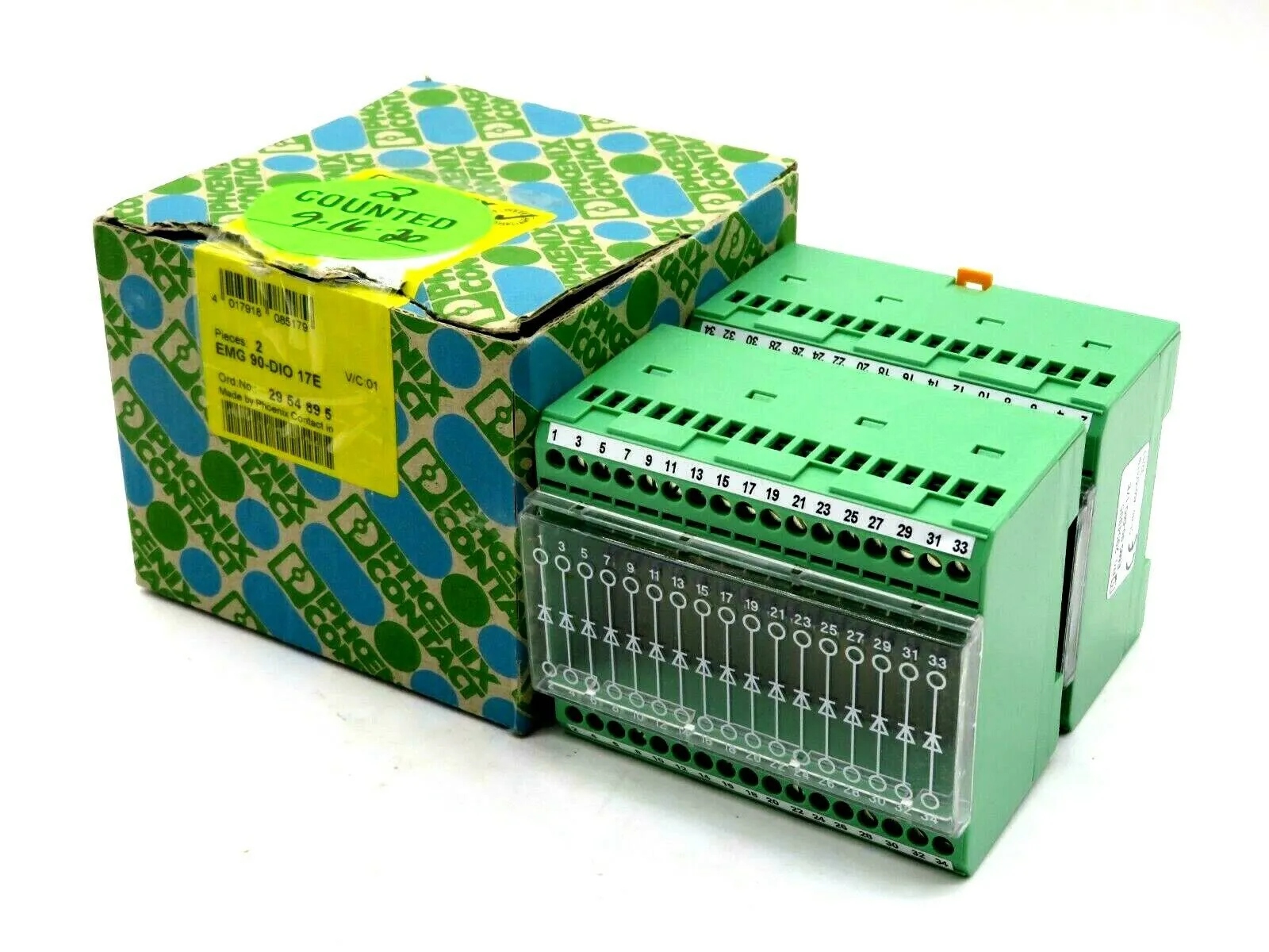 NEW LOT OF 2 EMG 90-DIO 17E MODULE 2954895 EMG90DIO17E