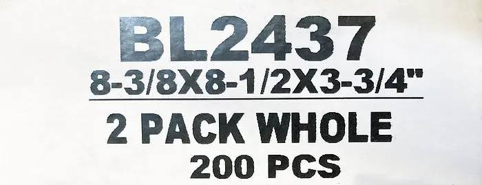 NEW, in-the-box — Commercial Packaging: 2-Pack Whole Clamshell, See-Thru