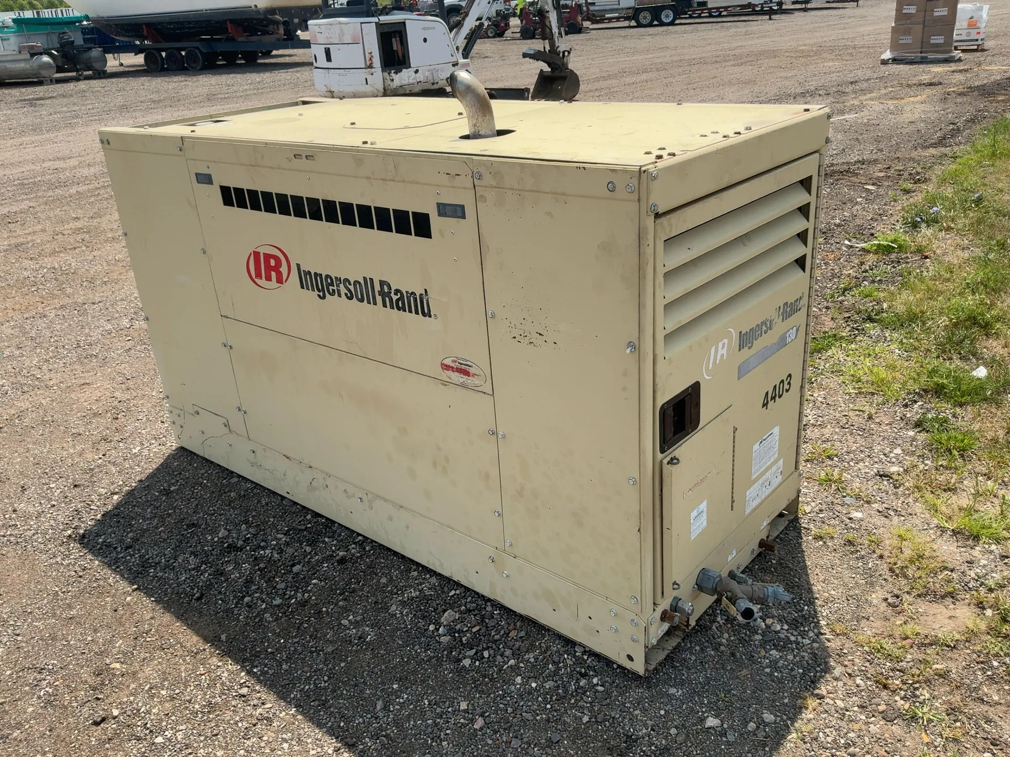 Used 2002 INGERSOLL RAND 130 Air Compressors, Portable Michigan US | Miedema Asset Management Group #1339055