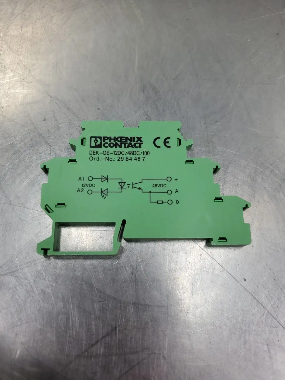 USED Phoenix Contact DEK-OE-12DC/48DC/100 Relay Terminal Block, 2964487