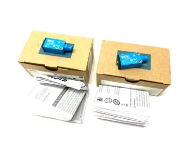 USED SICK THROUGH-BEAM PHOTOELECTRIC SENSOR SET TRA. & REC.