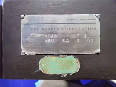 USED THE BERLYN CORPORATION HV 1