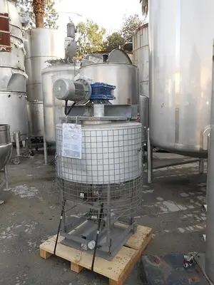Tank, 55 Gallon, S/st, Jkt, Agit, 36" x 18", #S742128