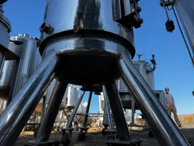 Tank, 10 Gallon, Stainless Steel, Jacketed, Alloy Products, #5991482