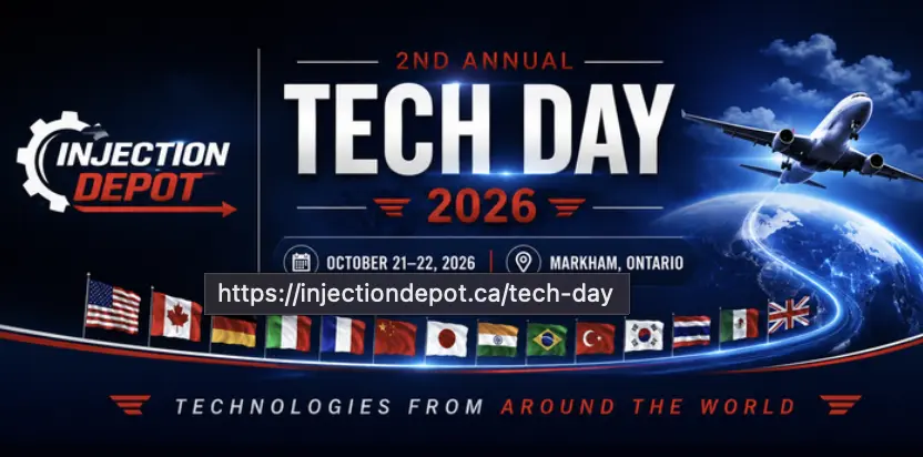 2nd Annual Tech Day — Now Landing, Technologies From Around The World. October 21-22, 2026 at Shibaura Machine Tech Centre, Markham, ON.
