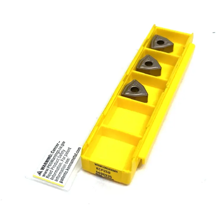 Used KENNAMETAL KENLOC™ TURNING INSERT MEDIUM-NEGATIVE WNMG060408MN Carbide Inserts Michigan US | Maverick Industrial Sales #1092588