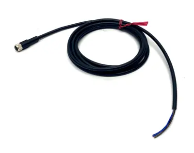 USED KEYENCE CONNECTOR CABLE M8 FEMALE 3-PIN STRAIGHT 2M