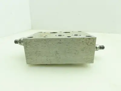 Sun Hydraulics CKY Aluminum Sandwich Valve Manifold w/ Relief Cartridge RPEC-LAN