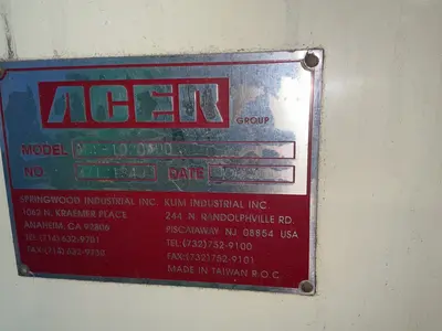 Used 1997 ACER AGS1020AHD Reciprocating Surface Grinders Ohio US | HGR 24 #1329373