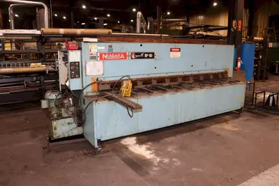 10' X 1/4" NIAGARA MODEL #SP-10-1/4 HYDRAULIC SHEAR: YOBRO #23863
