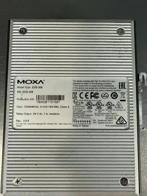 Moxa EDS-308 Rev 3.0.0 Eds308 3093000000365 (4.1.4)