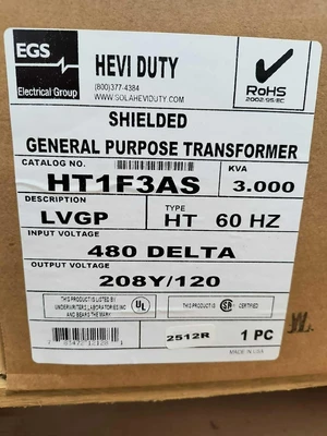 ECS Electrical Group HT1F3AS Industrial Control & General Purpose Transformers | Fram Fram LLC (12)