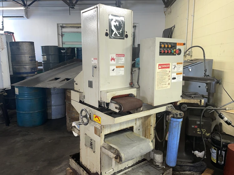 Used 1998 Timesaver 960-1MW, 1998, "WET", COOLANT w/PAPER FILTER Belt Grinders Including Sanders New Jersey US | Machinery Values #1371726
