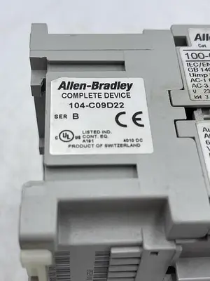 Used ALLEN-BRADLEY ALLEN-BRADLEY 104-C09D22 SER B 100-C09*10 SER A PLC Contactors | ND Industrial Surplus #1216176