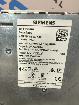 SIEMENS 6EP3437-8MB00-2CY0 PLC Power Supplies | ESS Industrial Equipment Sales (4)