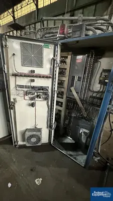 USED Theysohn Extrusion 45MM Theysohn Twin Screw Extruder, 60 HP, 36:1 L/D